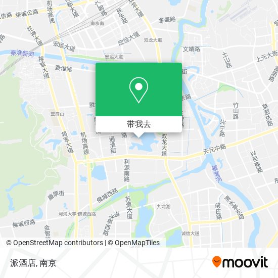 派酒店地图