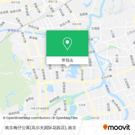南京梅仔公寓(高尔夫国际花园店)地图