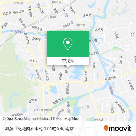 湖滨世纪花园春水苑-17-1幢A座地图
