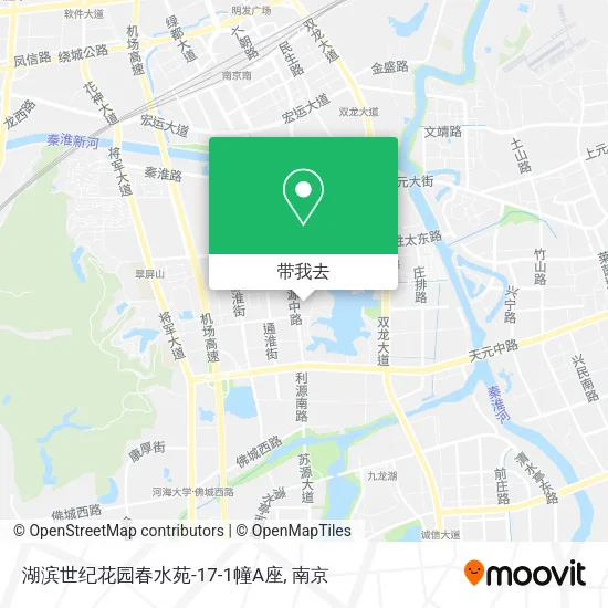 湖滨世纪花园春水苑-17-1幢A座地图
