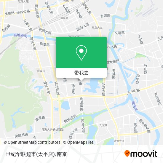 世纪华联超市(太平店)地图