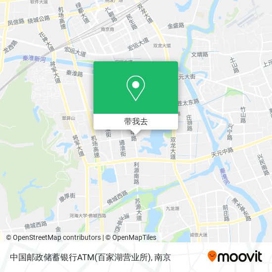 中国邮政储蓄银行ATM(百家湖营业所)地图