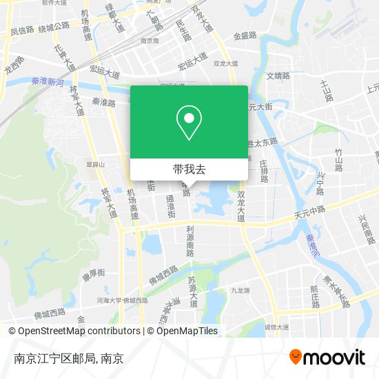 南京江宁区邮局地图