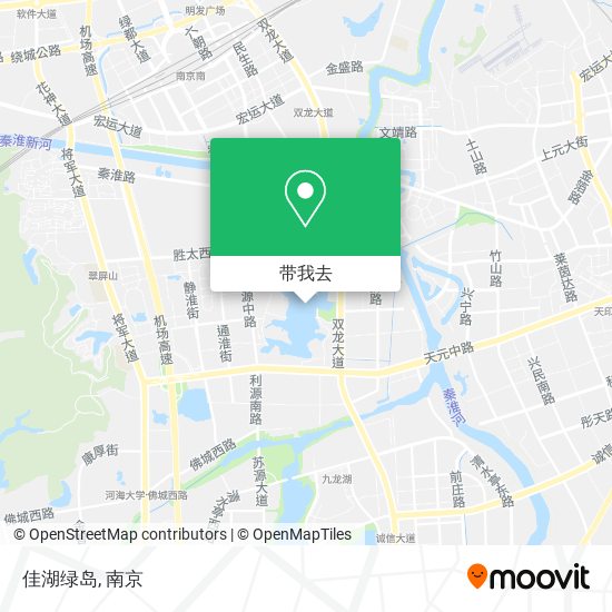 佳湖绿岛地图