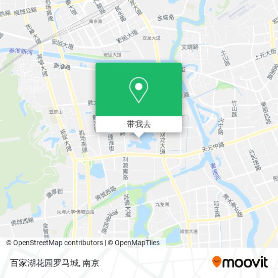 百家湖花园罗马城地图