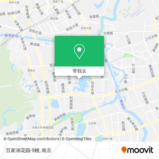 百家湖花园-5幢地图