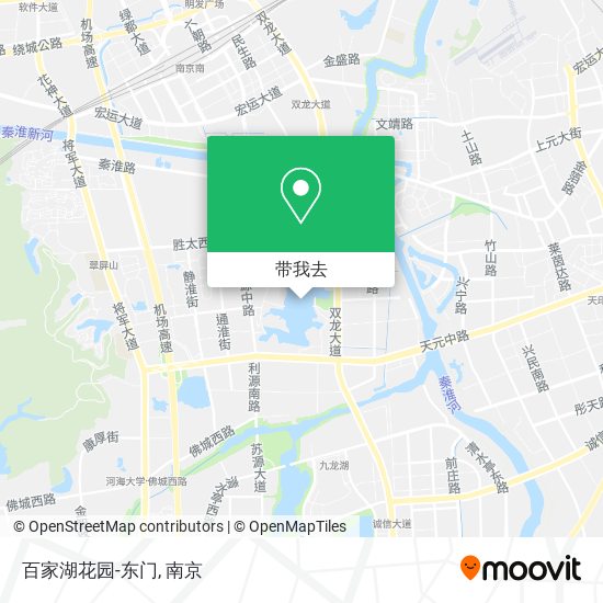 百家湖花园-东门地图