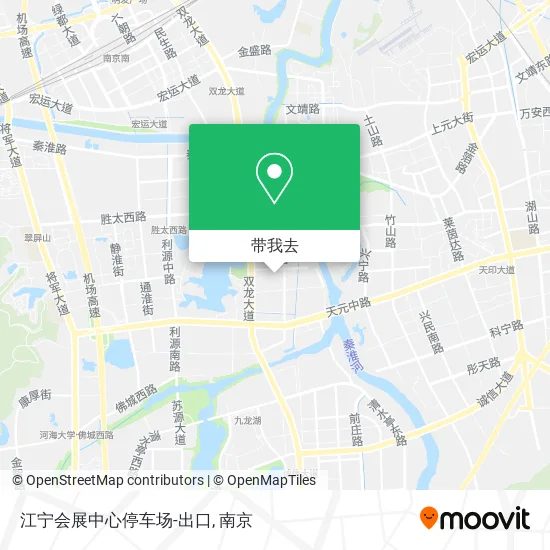 江宁会展中心停车场-出口地图