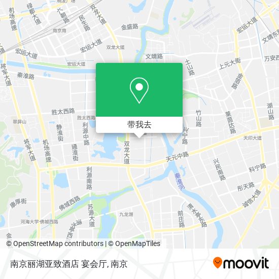 南京丽湖亚致酒店 宴会厅地图