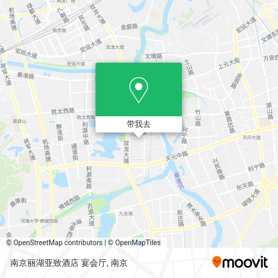 南京丽湖亚致酒店 宴会厅地图