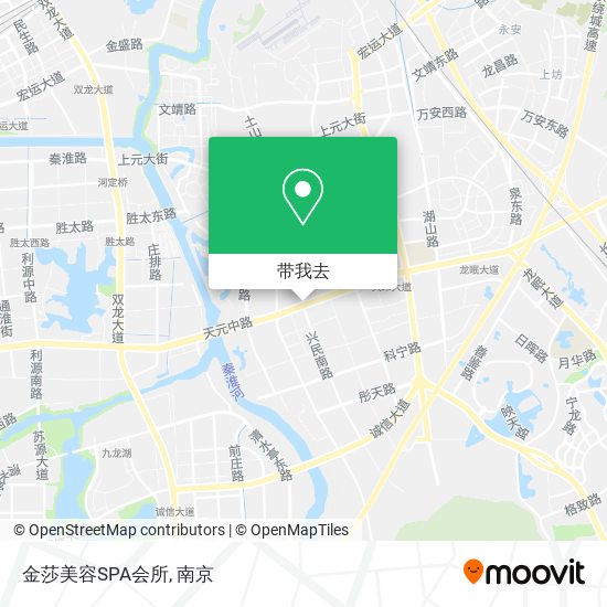 金莎美容SPA会所地图