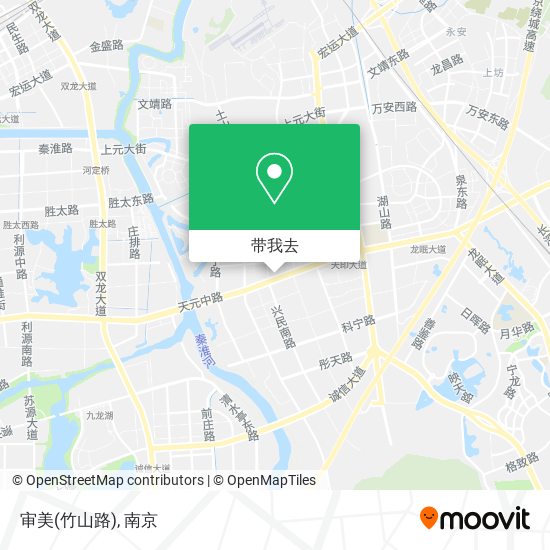 审美(竹山路)地图