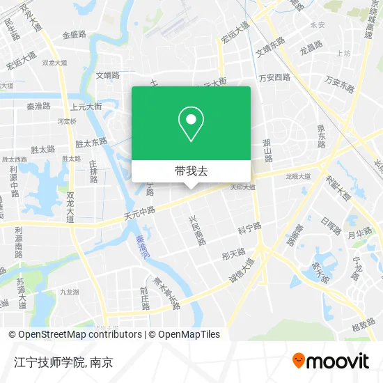 江宁技师学院地图