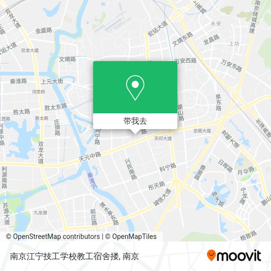 南京江宁技工学校教工宿舍搂地图