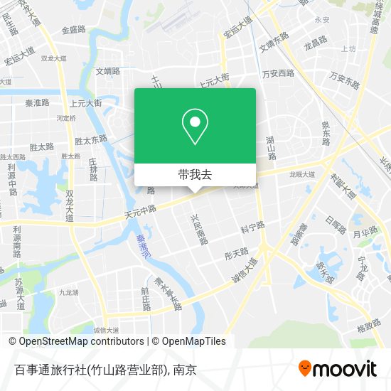 百事通旅行社(竹山路营业部)地图