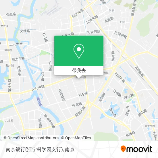 南京银行(江宁科学园支行)地图
