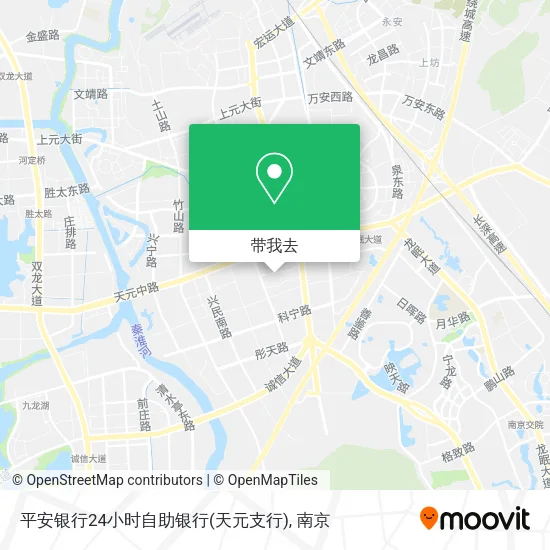 平安银行24小时自助银行(天元支行)地图