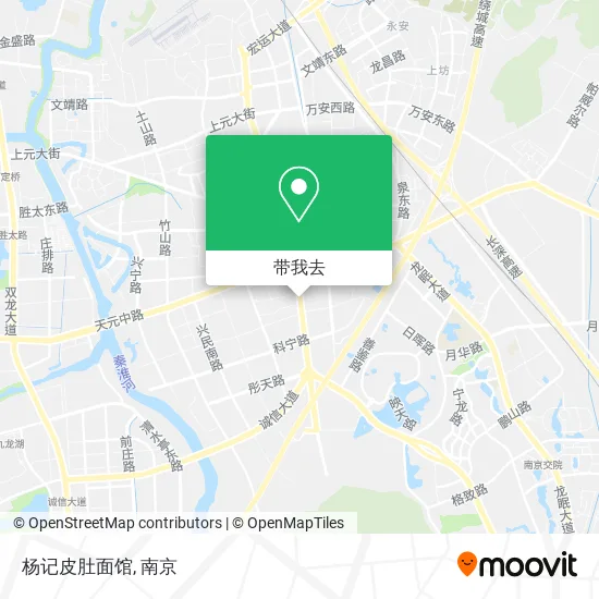 杨记皮肚面馆地图