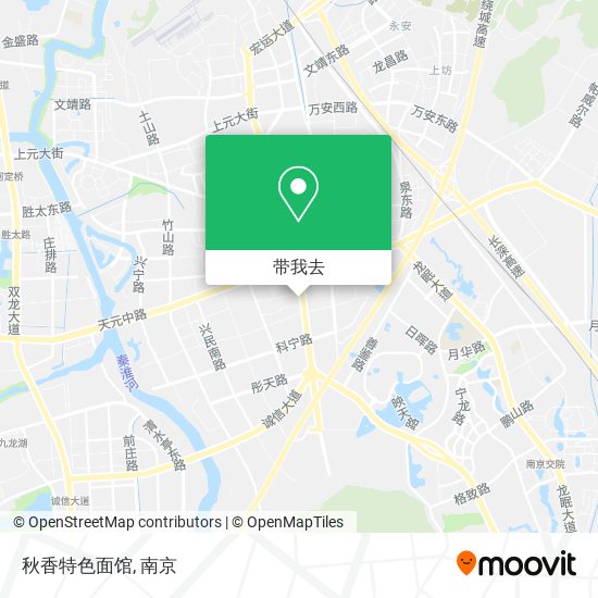秋香特色面馆地图