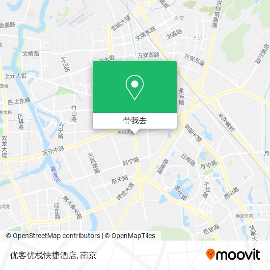 优客优栈快捷酒店地图