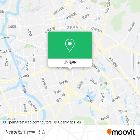 艺境发型工作室地图