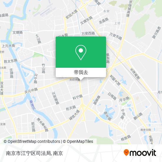 南京市江宁区司法局地图
