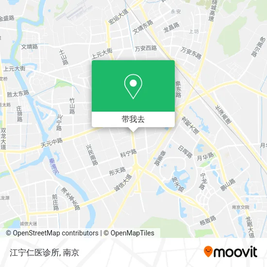 江宁仁医诊所地图