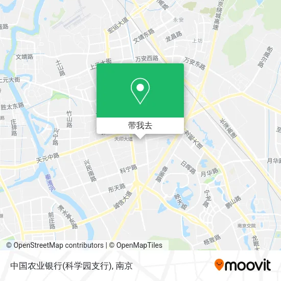 中国农业银行(科学园支行)地图