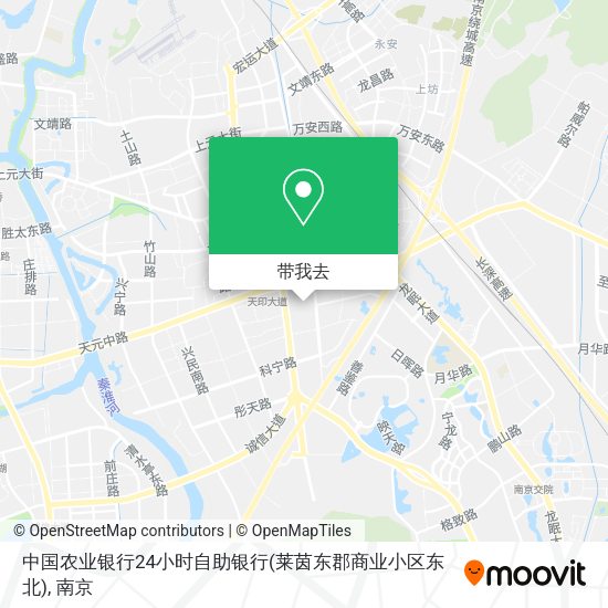 中国农业银行24小时自助银行(莱茵东郡商业小区东北)地图