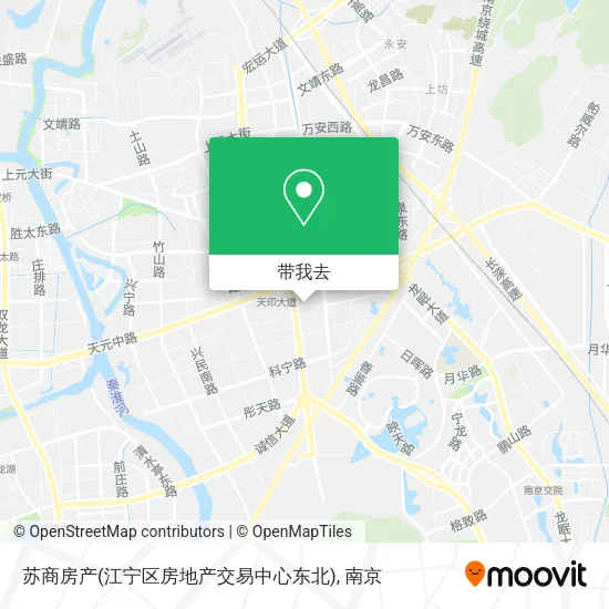 苏商房产(江宁区房地产交易中心东北)地图