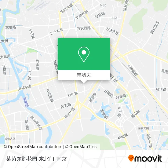 莱茵东郡花园-东北门地图