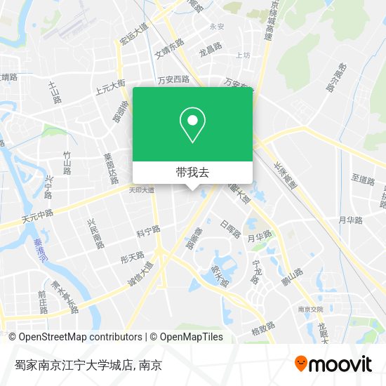 蜀家南京江宁大学城店地图
