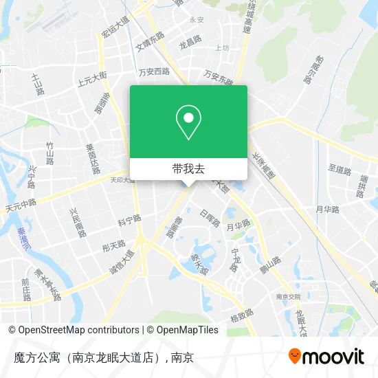 魔方公寓（南京龙眠大道店）地图