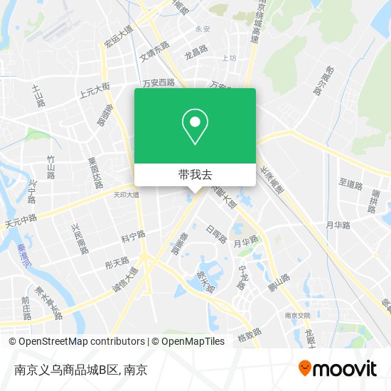 南京义乌商品城B区地图