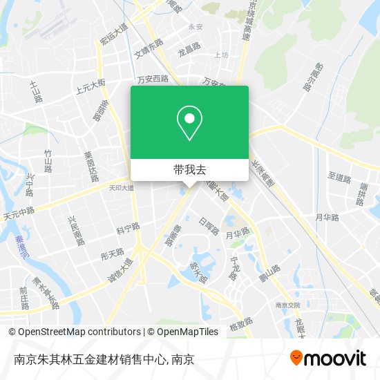 南京朱其林五金建材销售中心地图