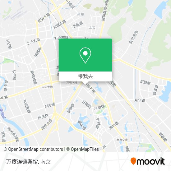 万度连锁宾馆地图