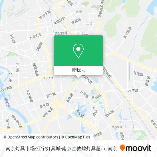 南京灯具市场-江宁灯具城-南京金敦煌灯具超市地图