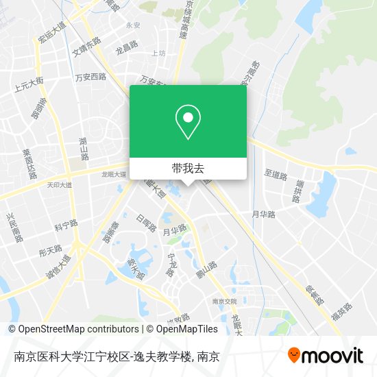 南京医科大学江宁校区-逸夫教学楼地图