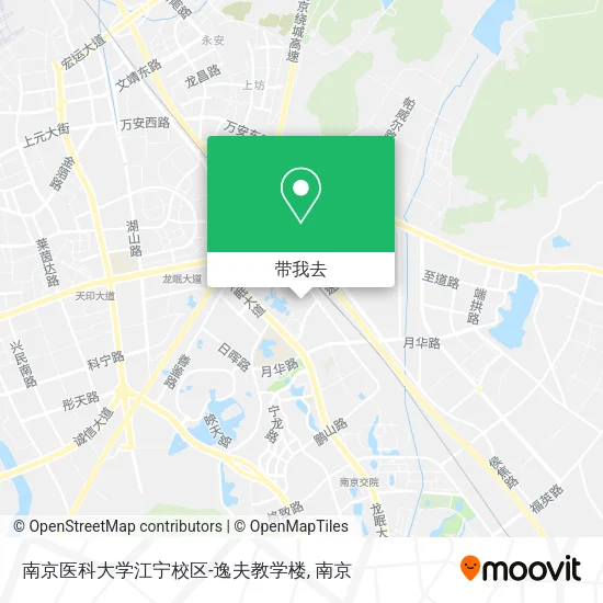 南京医科大学江宁校区-逸夫教学楼地图