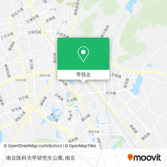 南京医科大学研究生公寓地图