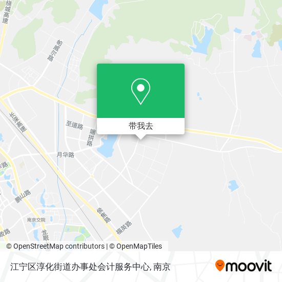 江宁区淳化街道办事处会计服务中心地图
