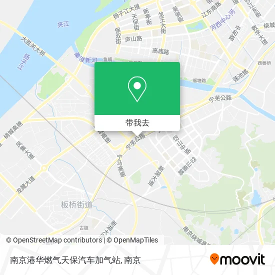 南京港华燃气天保汽车加气站地图
