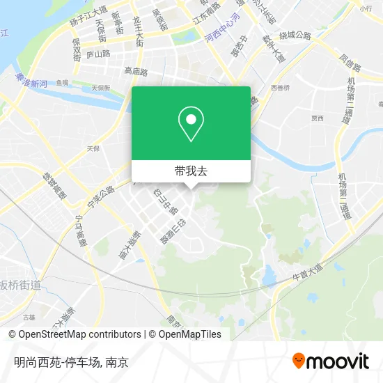 明尚西苑-停车场地图