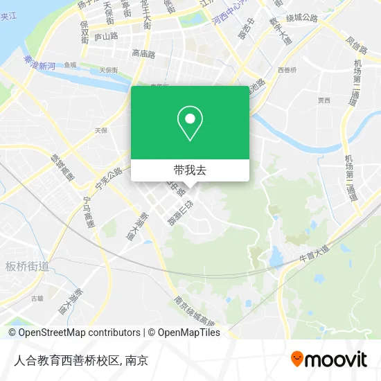 人合教育西善桥校区地图