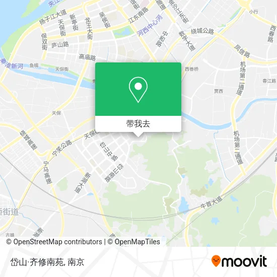 岱山·齐修南苑地图