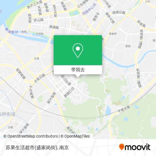 苏果生活超市(盛家岗街)地图