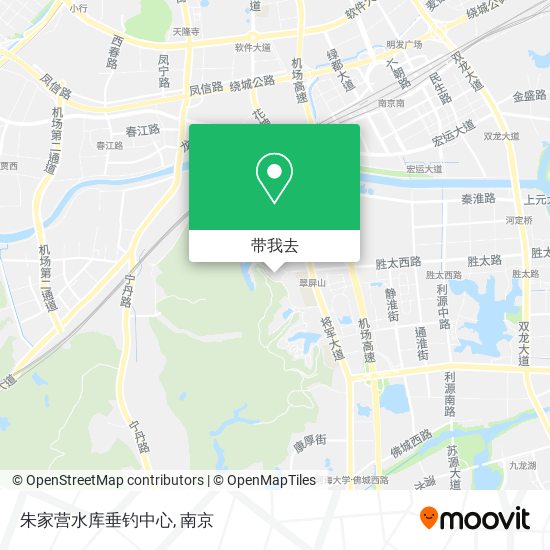 朱家营水库垂钓中心地图