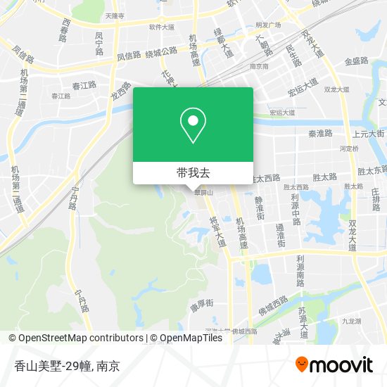 香山美墅-29幢地图