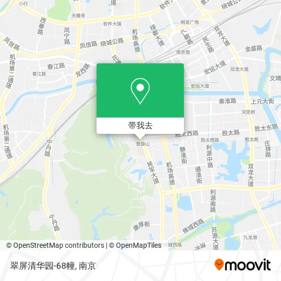 翠屏清华园-68幢地图