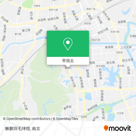 狮鹏羽毛球馆地图